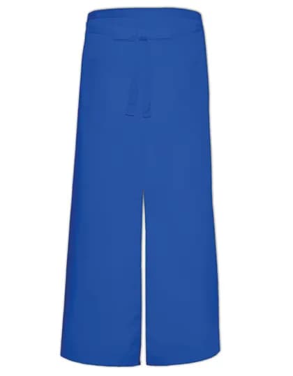 Bistro Apron With Split And Front Pocket - Royal