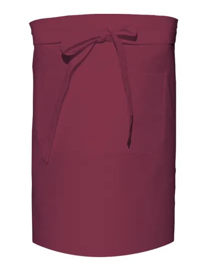 Baker´s Apron With Pocket - Bordeaux