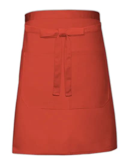 Baker´s Apron With Pocket - Terracotta (ca. Pantone 4840)