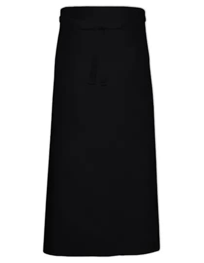 Bistro Apron With Front Pocket - Black