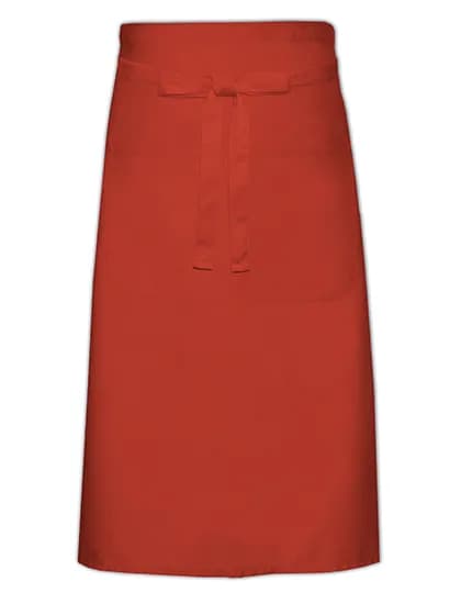 Cook´s Apron With Pocket - Terracotta (ca. Pantone 4840)