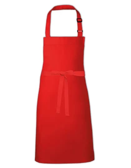 Barbecue Apron Adjustable - Red