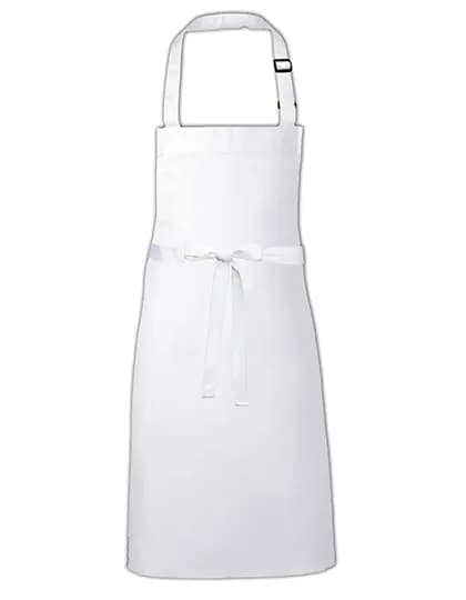 Barbecue Apron Adjustable - White