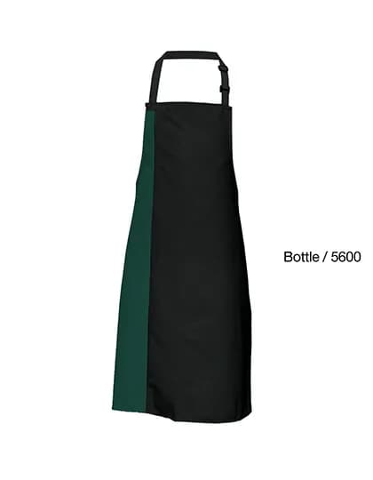 Duo Apron - Black/Bottle Green (ca. Pantone 560)