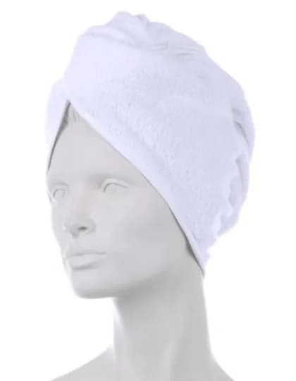 Frottierturban - White