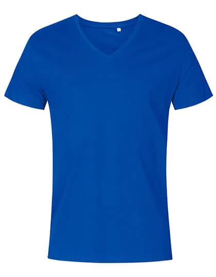 Men´s V-Neck T-Shirt - Azur Blue