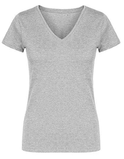Women´s V-Neck T-Shirt - Heather Grey