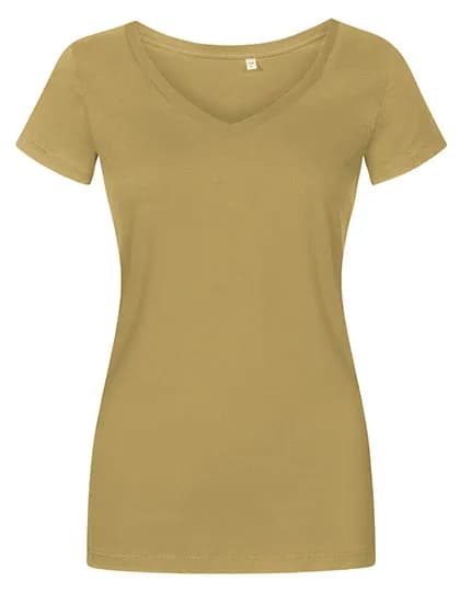 Women´s V-Neck T-Shirt - Olive