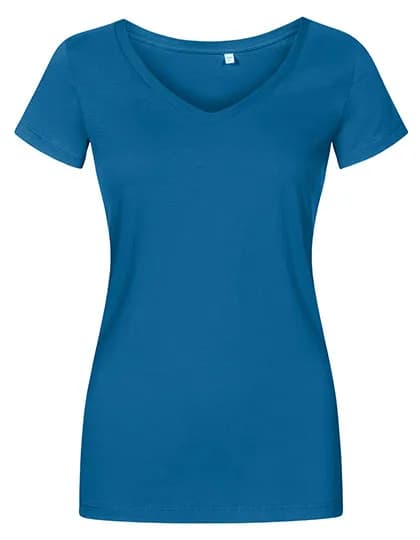 Women´s V-Neck T-Shirt - Petrol