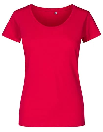 Women´s Deep Scoop T-Shirt - Bright Rose