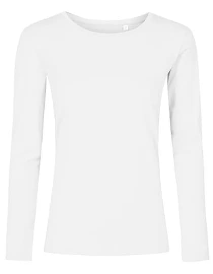 Women´s Roundneck T-Shirt Long Sleeve - White