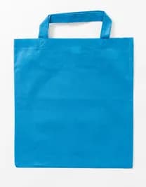PP Shopper Bag Short Handles - Light Blue (ca. Pantone 2995U-HKS 40)