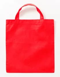 PP Shopper Bag Short Handles - Red (ca. Pantone 032U-HKS 13-14)