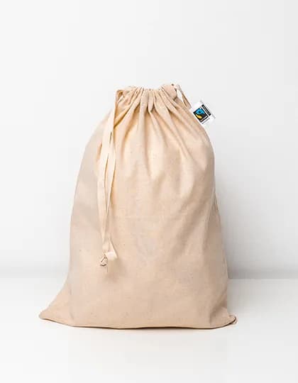 Small Fairtrade Cotton Stuff Bag - Natural