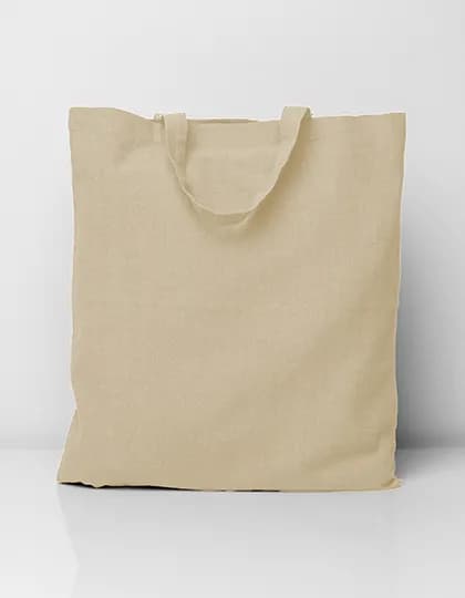 Recycled Cotton Bag Short Handles - Natural