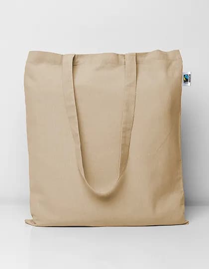 Fairtrade Cotton Bag Long Handles - Natural