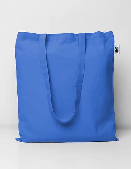 Fairtrade Cotton Bag Long Handles - Royal (ca. Pantone 287C)
