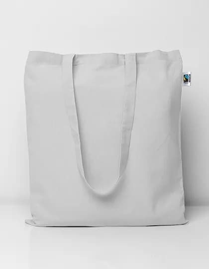 Fairtrade Cotton Bag Long Handles - White