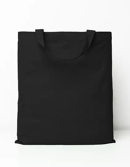 Cotton Bag Short Handles - Black