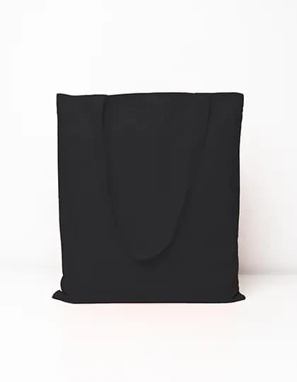 Cotton Bag Long Handles - Black