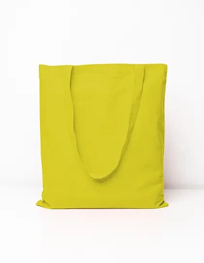 Cotton Bag Long Handles - Yellow (ca. Pantone 123C)