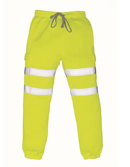 Hi-Vis Jogging Bottoms - Hi-Vis Yellow