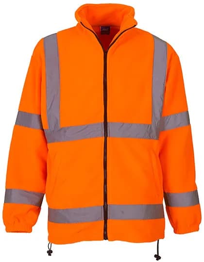 Hi-Vis Fleece Jacket - Hi-Vis Orange