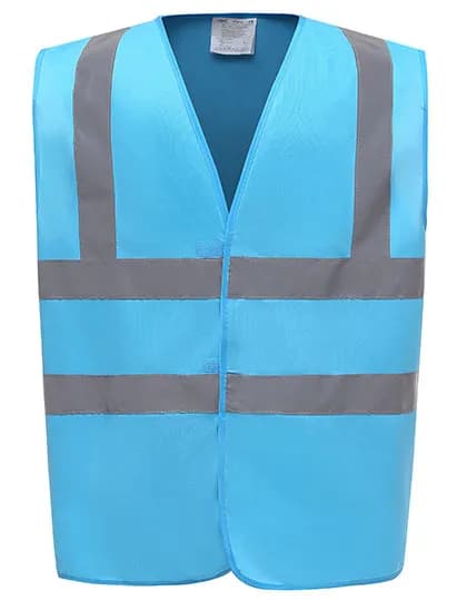 Hi-Vis 2 Bands & Braces Waistcoat - Sapphire
