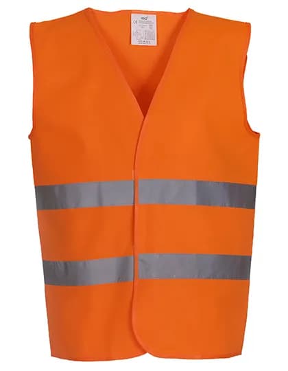 Hi-Vis 2 Bands Waistcoat - Hi-Vis Orange