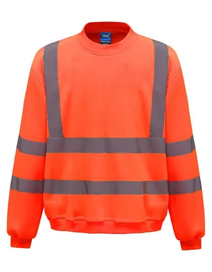 Hi-Vis Sweatshirt - Hi-Vis Orange