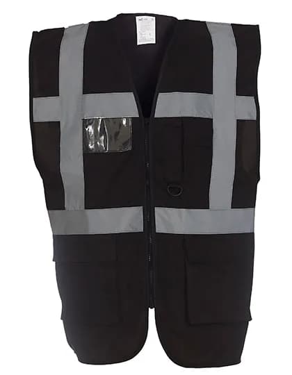 Multi-Functional Executive Waistcoat - Black