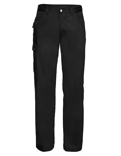 Workwear Polycotton Twill Trousers - Black