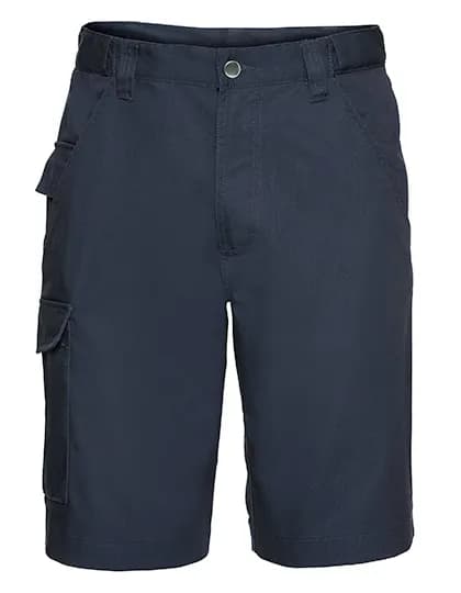 Workwear Polycotton Twill Shorts - French Navy