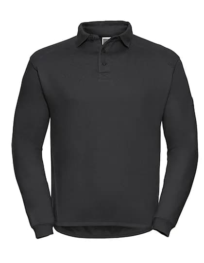 Heavy Duty Workwear Collar Sweatshirt - Black