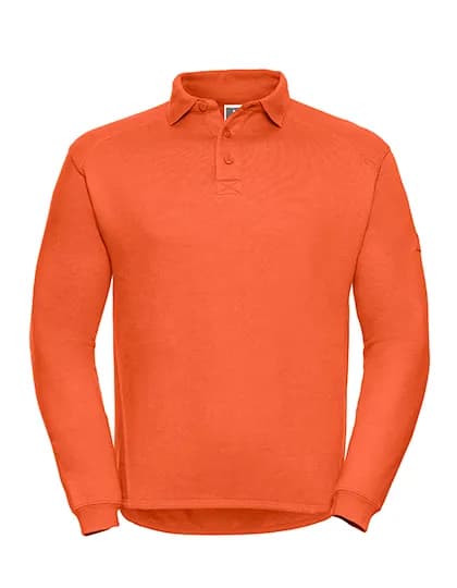 Heavy Duty Workwear Collar Sweatshirt - Orange