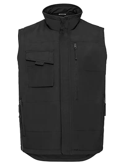 Heavy Duty Workwear Gilet - Black