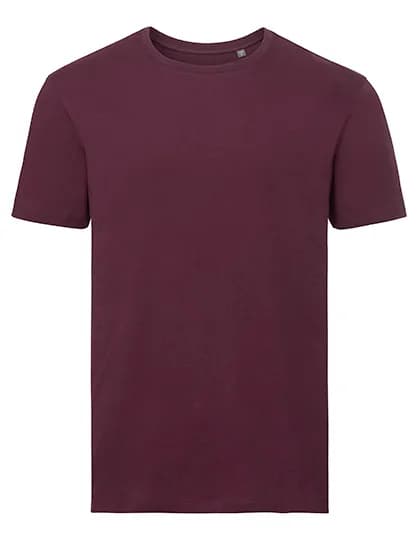 Men`s Pure Organic T - Burgundy