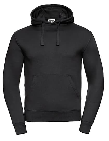 Mens Authentic Hooded Sweat - Black