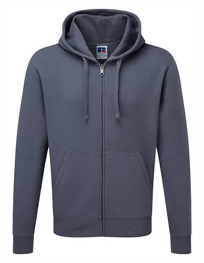 Mens Authentic Zipped Hood Jacket - Convoy Grey (Solid)