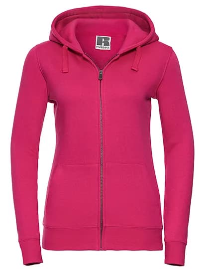 Ladies´ Authentic Zipped Hood Jacket - Fuchsia