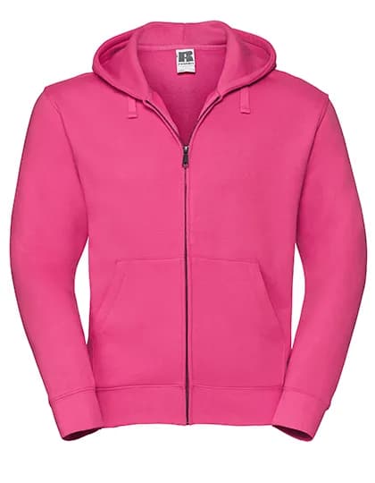 Mens Authentic Zipped Hood Jacket - Fuchsia