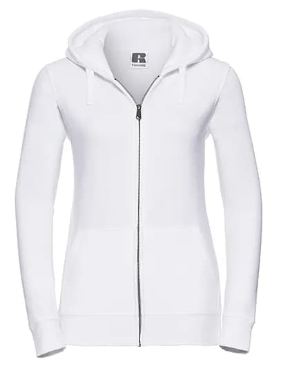 Ladies´ Authentic Zipped Hood Jacket - White