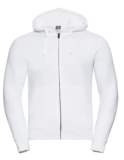 Mens Authentic Zipped Hood Jacket - White