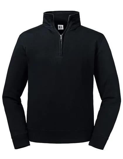 Authentic Quarter Zip Sweat - Black