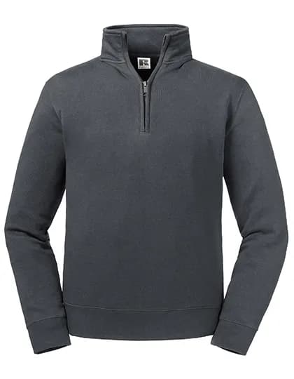 Authentic Quarter Zip Sweat - Convoy Grey (Solid)