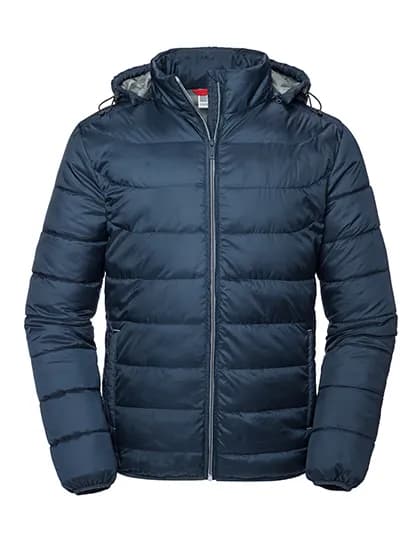 Men´s Hooded Nano Jacket - French Navy