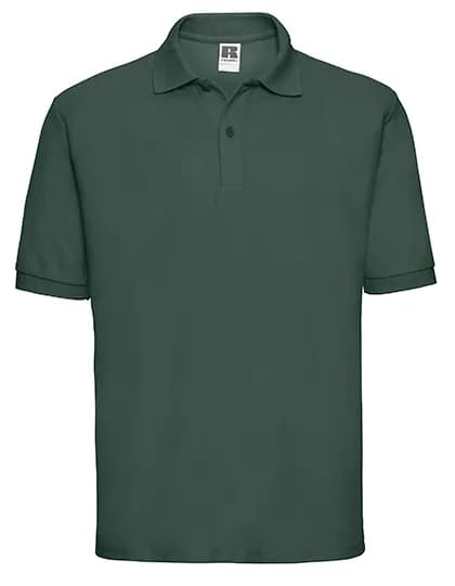 Mens Classic Polycotton Polo - Bottle Green