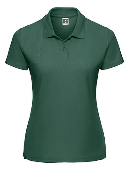 Ladies Classic Polycotton Polo - Bottle Green