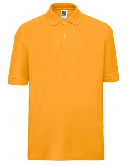 Kids Classic Polycotton Polo - Pure Gold