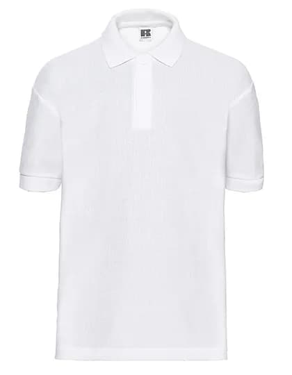 Kids Classic Polycotton Polo - White